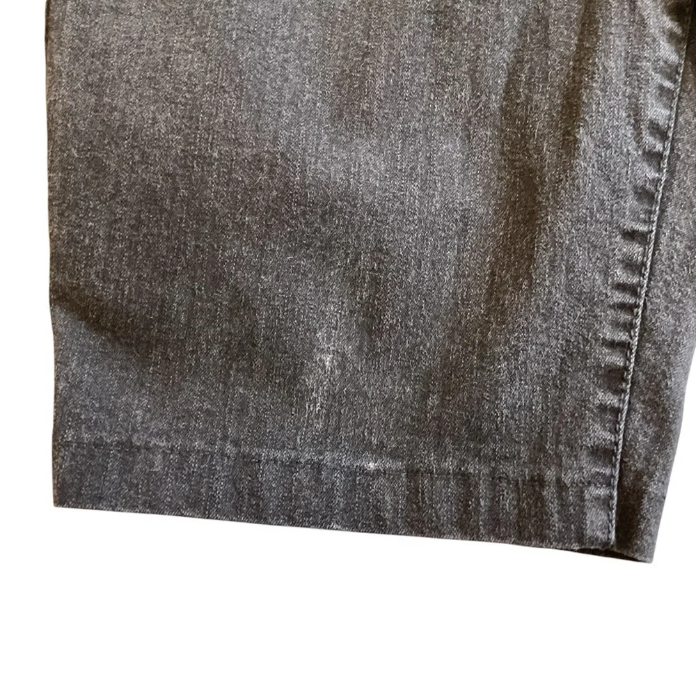 Vintage Y2K 90s Hannah Black Wash‎ High Rise Denim Bermuda Shorts Size 10